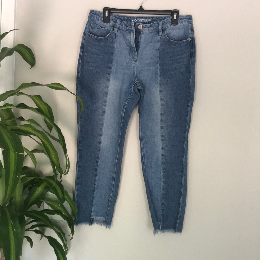 NEXT cropped jeans - Size UK 12 (US 8) two tone